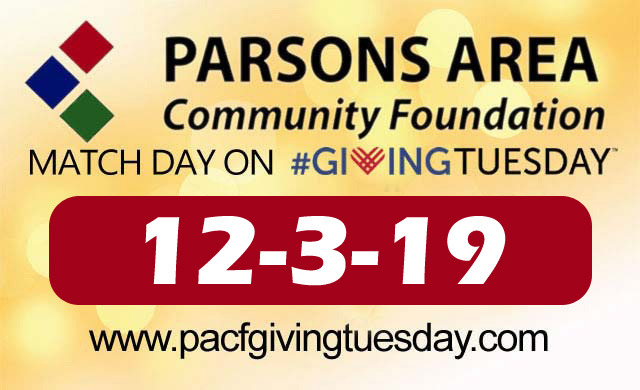 Mayor Hogelin Declares Dec. 3 “Giving Tuesday” in Parsons, KS